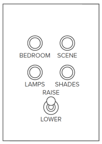 A diagram showing how to set up a dimmer switch.